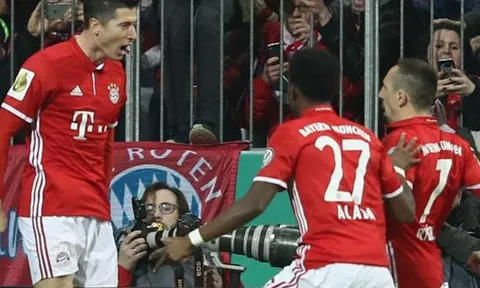 Bayern Munich 3-0 Schalke (Tứ kết Cúp quốc gia Đức)