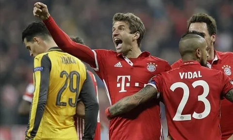 Bayern Munich giễu cợt Arsenal sau chiến thắng hủy diệt