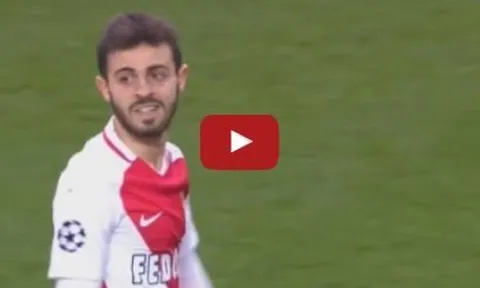 Bernardo Silva chơi cực hay trong trận Man City 5-3 Monaco