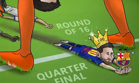 Biếm họa: Háng Courtois rộng thênh thang; Mourinho bị đập tơi tả