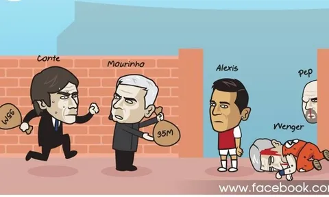 Biếm họa Premier League loạn vì Sanchez