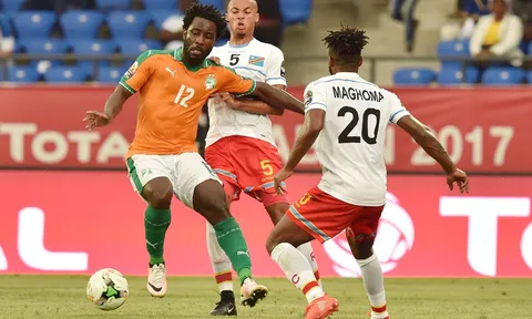 Bờ Biển Ngà 2-2 Congo (African Nations Cup 2017)