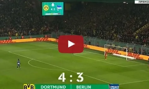 Borussia Dortmund 1-1 Hertha Berlin (3-2 penalty)