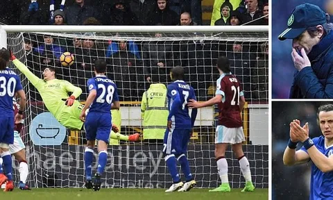 Brady lập siêu phẩm, Chelsea rời Turf Moor trong thất vọng