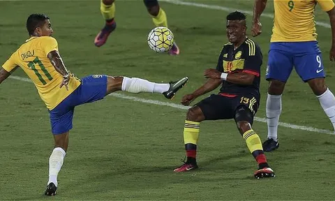Brazil 1-0 Colombia: Hấp dẫn nhưng khan hiếm bàn thắng