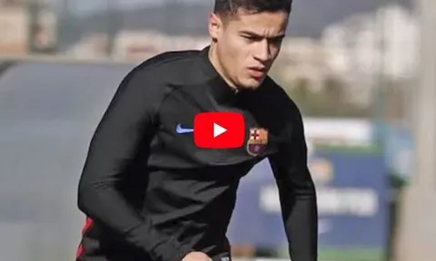 Buổi tập đầu tiên của Philippe Coutinho tại Barcelona