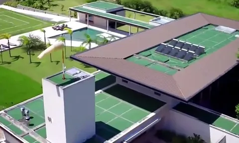 Cận cảnh biệt thự nghỉ dưỡng có hầm rượu và sân bay của Neymar