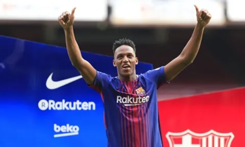 Cận cảnh màn ra mắt Barcelona của Yerry Mina