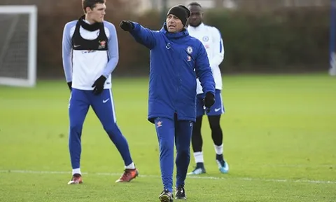 Cẩn trọng trước Norwich, Conte liên tục hò hét trên sân tập