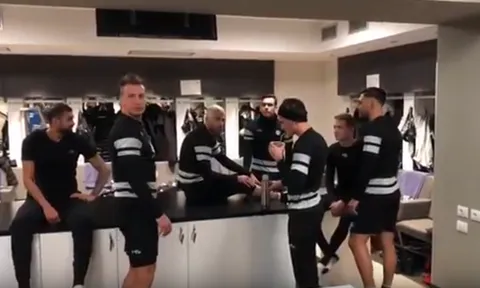 Tập thể Udinese nổi hứng nhảy Harlem Shake