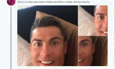 Cười vỡ bụng với muôn kiểu ảnh chế gương mặt tâm trạng của Ronaldo