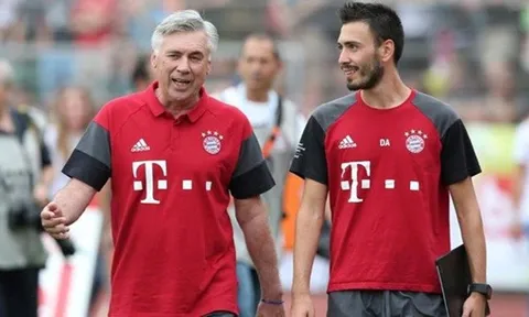 Con trai của HLV Carlo Ancelotti làm trợ lý tại Bayern Munich