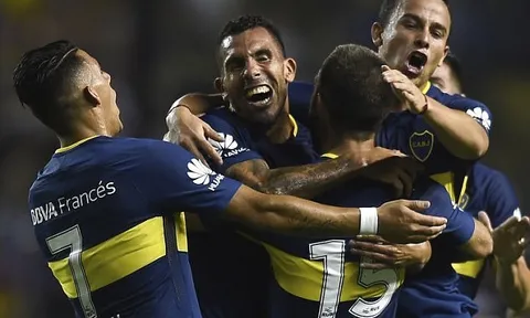 Carlos Tevez chói sáng trong lần thứ 3 ra mắt Boca Juniors