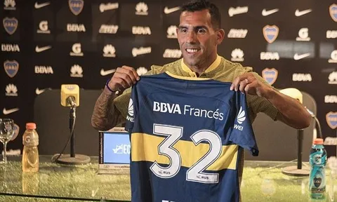 Carlos Tevez rạng rỡ trong lần thứ 3 tái ngộ Boca Juniors