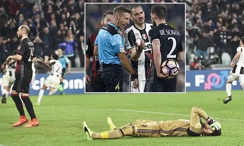 Cầu thủ AC Milan đập phá phòng thay đồ của Juventus