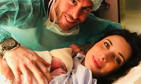 Bỏ qua áp lực ĐTQG, Ramos đón con trai thứ ba