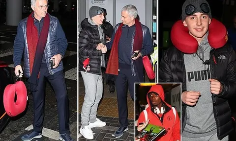 CĐV may mắn nhận quà đặc biệt của Mourinho