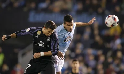 Celta Vigo 2 - 2 Real Madrid (lượt về tứ kết Copa del Rey)