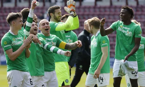 Celtic trở thành nhà vô địch Scotland năm thứ 6 liên tiếp