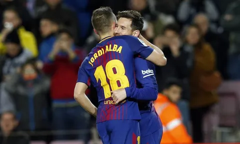 Chấm điểm Barca: Vinh danh song tấu Messi - Alba