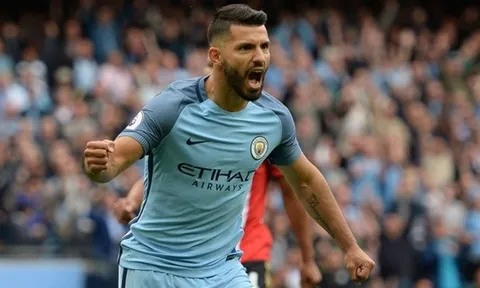Chân sút chủ lực của Man City vẫn luôn là Aguero