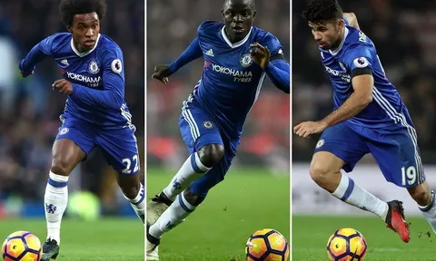 Chelsea chính thức trở thành “vua rê dắt” năm 2016