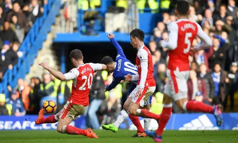 Chelsea vs Arsenal (vòng 24 Ngoại hạng Anh)