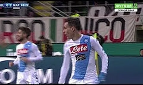 Chiến thắng 2-1 của Napoli trước Milan