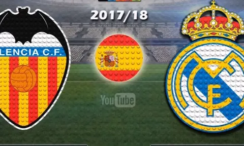 Chiến thắng 4-1 của Real trước Valencia theo phong cách Lego