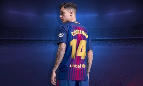 CHÍNH THỨC: Barca chốt số áo Coutinho, không phải số 7
