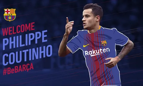 CHÍNH THỨC: Barcelona chiêu mộ Coutinho, phá kỷ lục chuyển nhượng