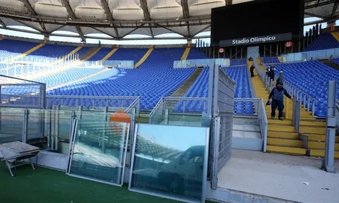 Chịu thua Ultra thành Rome, sân Olimpico chính thức cải tạo