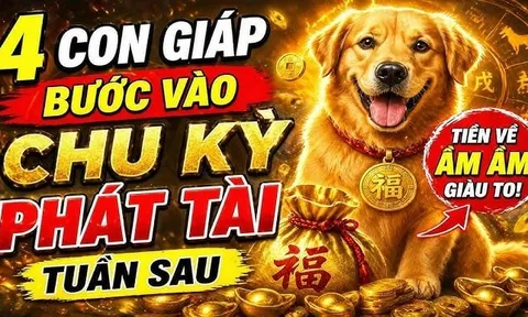 Chu kì phát tài mở ra: 4 con giáp rủ nhau gánh Lộc gánh Tiền