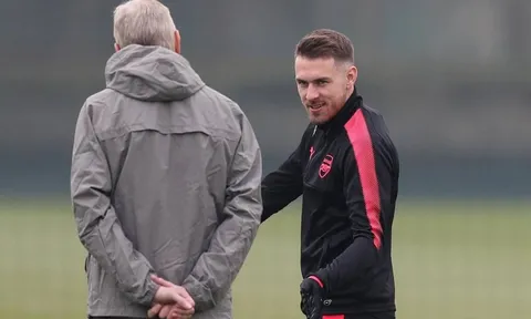 Chuẩn bị cho Europa League, Arsenal đón tin vui từ Ramsey