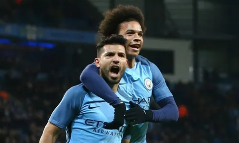 Chùm ảnh: Aguero lập cú đúp, Man City ngược dòng đi tiếp tại cúp FA