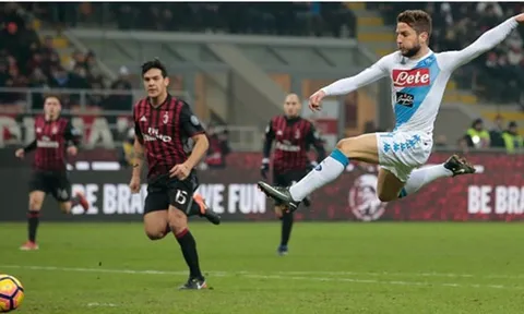 Chùm ảnh: Bản lĩnh Napoli 'dập tắt' sức trẻ Milan