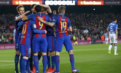 Chùm ảnh: Barca thắng lợi thót tim trước Leganes