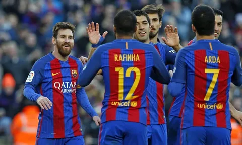 Chùm ảnh: Chiến thắng 'bàn tay nhỏ' của Barca trước Las Palmas