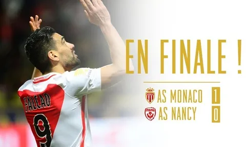 Chùm ảnh: Falcao chói sáng, Monaco đụng PSG ở chung kết Coupe de la Ligue