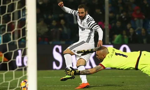 Chùm ảnh: Higuain tiếp tục ghi bàn, Juventus lập lại lịch sử