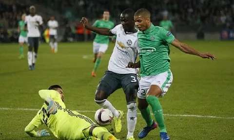 Chùm ảnh: Man Utd hạ gục St Etienne với tỉ số tối thiểu