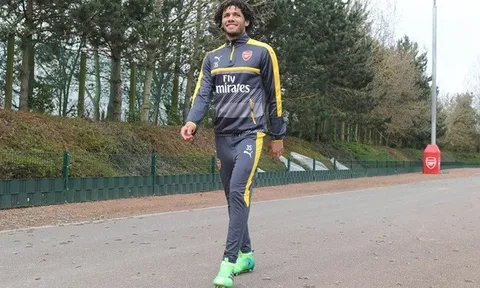 Chùm ảnh: 'Máy quét Ai Cập' trở lại đội hình Arsenal