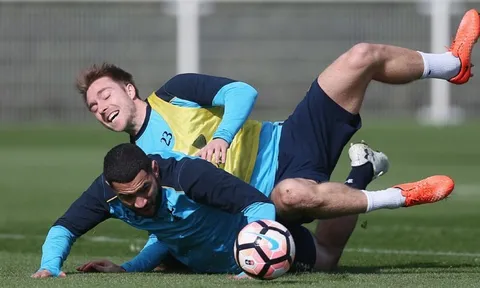 Chùm ảnh: Tích cực trên sân tập, Tottenham quyết giành vé vào bán kết cúp FA