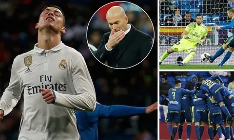 Chùm ảnh: Trận thua thứ 2 liên tiếp của Real Madrid