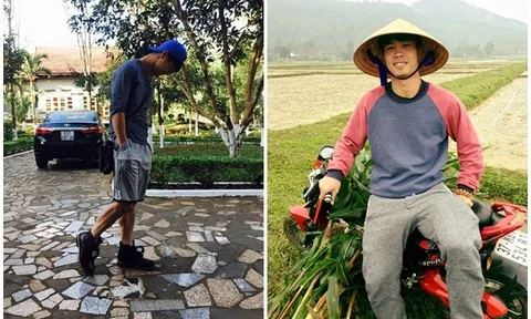 Công Phượng ăn tết: Vừa chất, vừa... bẻ ngô
