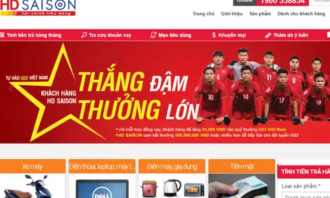 Công ty tài chính cùng khách hàng thưởng U23 Việt Nam 500 triệu đồng