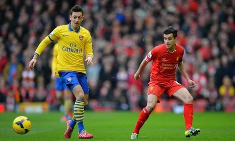 Coutinho vs Ozil hâm nóng đại chiến Liverpool vs Arsenal