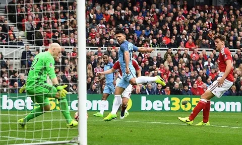 Đả bại Middlesbrough, Man City tiến bước vào Bán kết FA Cup