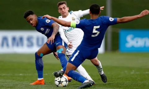 Đá bại Real, U19 Chelsea lấy lại chút thể hiện cho các đàn anh