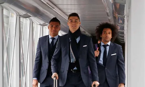 Dàn sao Real Madrid lịch lãm lên đường tới Paris